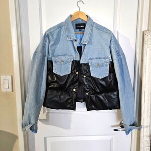 Can't Be Messed With Fashion Nova Denim Jacket Sz S